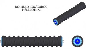 Rodillo Limpiador Helicoidal
